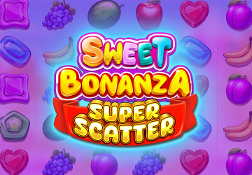 Игровой автомат Sweet Bonanza Super Scatter в казино 888 Старс